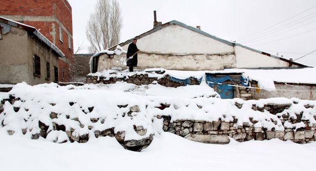 Erzurum'da Mart kapıdan baktırdı
