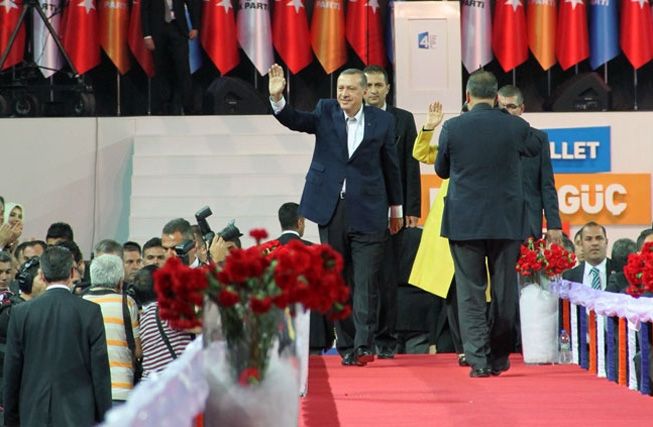AK Parti kongresi'nden kareler