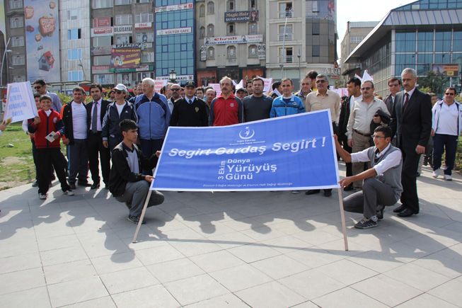 3-4 Ekim dünya yürüyüş günü