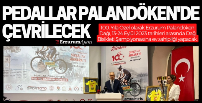 100. Yıl Cumhuriyet Dağ Bisikleti Şampiyonası, Palandöken Dağı'nda yapılacak
