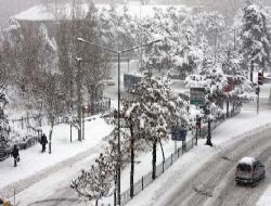 Erzurumda kar kalınlığı 28 cm'ye ulaştı!..