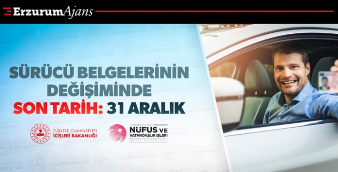 31 Aralık 2022 Tarihine Kadar Yenilenmeyen Sürücü Belgeleri Geçersiz Oluyor!