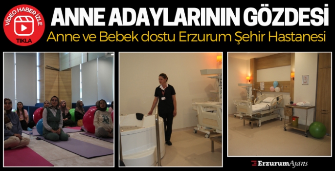 Anne ve bebek dostu şehir hastanesi ilgi odağı