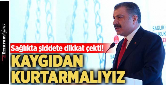 Bakan Koca'dan sağlıkta şiddet suçu mesajı!