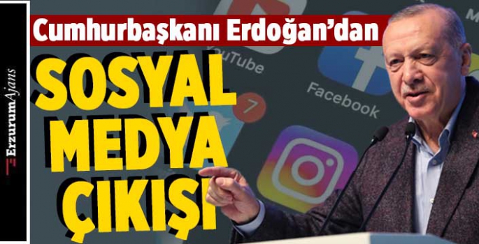 Cumhurbaşkanı Erdoğan'dan sosyal medya ve dezenformasyon uyarısı!