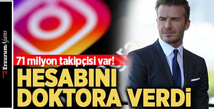 David Beckham Instagram hesabını Ukraynalı bir doktora verdi