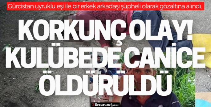 Erzurum'da baltalı cinayet!
