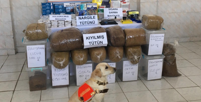 Erzurum'da kaçak tütün operasyonu
