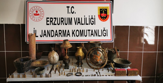 Erzurum'da tarihi eser kaçakçılık operasyonu