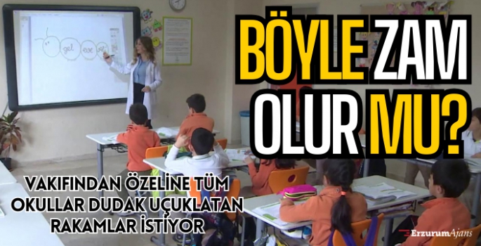 Erzurum'da velilerin özel okul isyanı!
