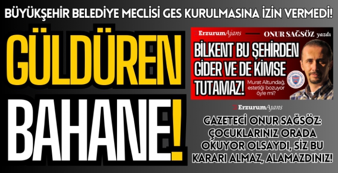 Gazeteci Onur Sağsöz'ün tepkisi: Gerekçeye bakın 'kent estetiğine uyumsuz olması...' Şaka gibi!