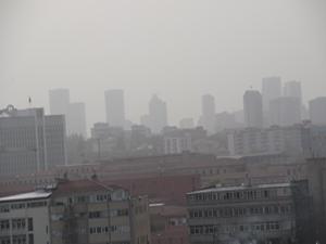Ankara toz bulutuyla kaplandı