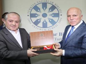 Başkan Sekmen, TYB Erzurum Şubesinin konuğu oldu
