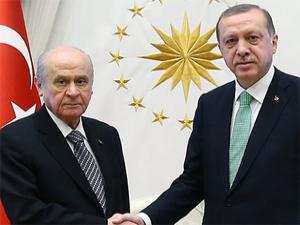 Cumhurbaşkanı Erdoğan-Bahçeli görüşmesi sona erdi!