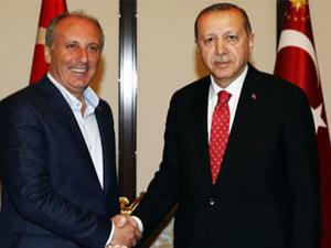 Cumhurbaşkanı Erdoğan-İnce görüşmesi sona erdi