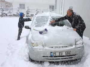 Doğu Anadolu'da yoğun kar yağışı hayatı felç etti