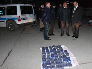 Erzincan'da 7 milyon TLlik uyuşturucu ele geçirildi
