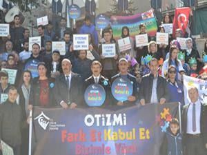 Erzurumda 2 Nisan Dünya Otizm Farkındalık Günü etkinliği