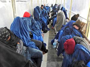  Erzurumda 42 kaçak göçmen yakalandı