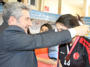 Erzurum'da bilek güreşi heyecanı