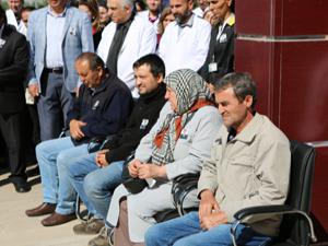 Erzurum'da intihar eden doktor için tören düzenlendi