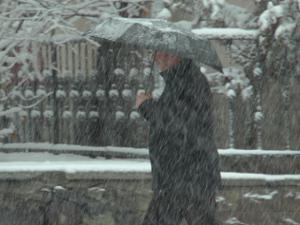 Erzurum'da kar hayatı felç etti