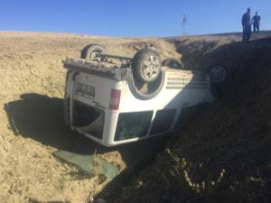 Horasanda trafik kazası: 1 yaralı