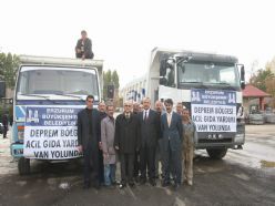 Büyükşehir`den Van`a  yardım konvoyu