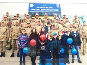 Çocuk Meclisinden Jandarma Bölge Komutanlığına ziyaret