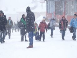Bingöl'de yoğun kar yağışı