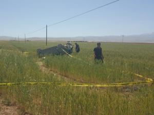 Otomobil buğday tarlasına uçtu: 3 ölü, 4 yaralı