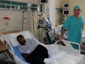 Pakistanlı 3 mültecinin umuda yolculuğu hastanede son buldu