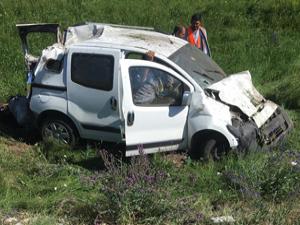 Pasinler'de trafik kazası: 2 yaralı