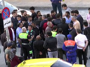 Polise mukavemette bulunan taksici gözaltına alındı