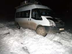 Erzurum`da kış etkili oluyor