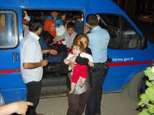 Sarıkamışta 58 kaçak göçmen yakalandı