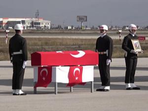 Şehit Atan'ın cenazesi Erzurum'dan Adana'ya uğurlandı