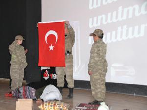 Şenkaya'da Çanakkale Zaferi etkinliği