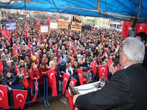 Taşcı'dan Oltu'da coşkulu miting