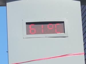 Termometreler 61 dereceyi gösterdi!