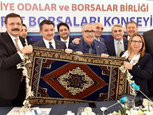 TOBBun düzenlediği, ticaret borsaları konsey toplantısı yapıldı