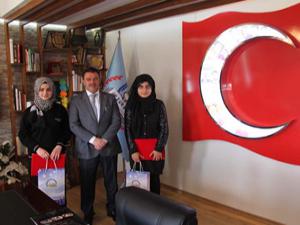 TÜBİTAK Türkiye ikincisi öğrencilerinden Yıldıza ziyaret