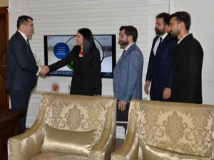 UCİM'den Erzurum Valisi Okay Memiş'e ziyaret