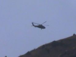 Kağızman'da askeri helikoptere saldırı