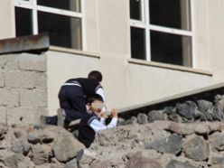 Erzurum'da okuldan tehlikeli kaçış