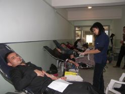 Narman MYO öğrencilerinden kan bağışı
