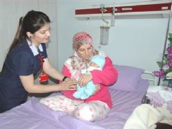 Erzurum'da yılın ilk bebeği, Muhammet Umut 