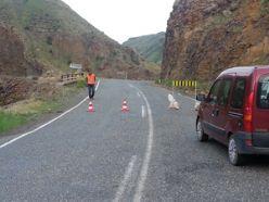 Kağızman-Erzurum yolu trafiğe kapatıldı