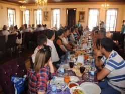 Azeri gazeteciler Erzurum'da
