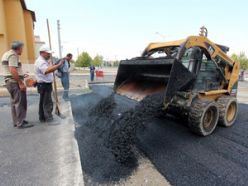 Büyükşehir'den modifiye asfalt uygulaması